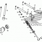 TRX250X Распределительный вал и клапана