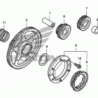 TRX400X Муфта стартера