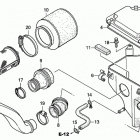 TRX250TM Воздухозаборник