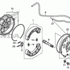 TRX420FA1 Задний тормоз