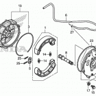 TRX500FM2 Задний тормоз