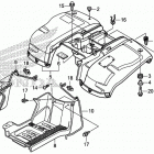 TRX250TM Заднее крыло