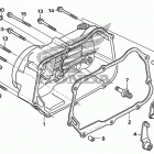 TRX90X Крышка картера правая