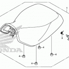 TRX500FM2 Сидение