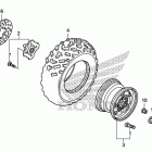 TRX420FA1 Переднее колесо