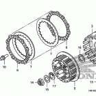 TRX400X Сцепление