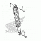 TRX250TM Задний амортизатор