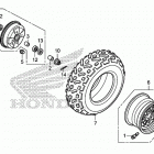 TRX250TM Переднее колесо