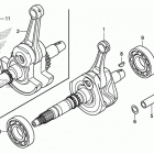 TRX420FA1 Коленчатый вал и поршни