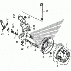 TRX90X Knuckle@front brake panel