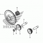 TRX250X Пусковой механизм