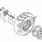 TRX400X Переднее колесо