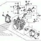 TRX500FM2 Корпус Дросселя
