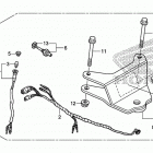 TRX250TM Trailer hitch set
