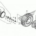 TRX90X Переднее колесо