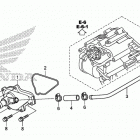 TRX420FA1 Крышка водяной помпы