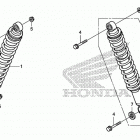 TRX500FA Передние аммортизаторы