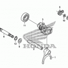 TRX680FA Вал и вилки  коробки передач