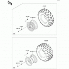 KFX450R (KSF450-BEF) Wheels  /  tires