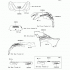 Brute Force 750 4x4i (KVF750-LEF) Decals(white)(lef)