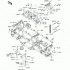 Brute Force 750 4x4i (KVF750-LEF) Рама ,крепежные детали