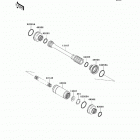 Brute Force 750 4x4i (KVF750-LEF) Кардан