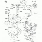 Brute Force 750 4x4i (KVF750-LEF) Топливный бак