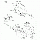 Brute Force 750 4x4i (KVF750-LEF) Глушитель