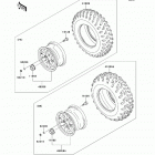 Brute Force 750 4x4i (KVF750-LEF) Wheels  /  tires