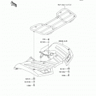 Brute Force 750 4x4i (KVF750-LEF) Заднее крыло