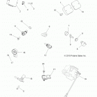 A13MH76FF SPORTSMAN FOREST 800 Электрика, выключатели и датчики