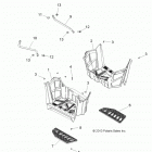 SCRAMBLER 850 XP HO/EPS - A14GH85AD/EAI Body, footwells