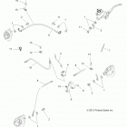 SCRAMBLER 850 XP HO/EPS - A14GH85AD/EAI Тормозные шланги
