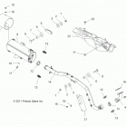 SPORTSMAN FOREST TRACTOR 500 - A14MN50EM/EA Глушитель