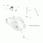 SPORTSMAN XP EPS 850/HO - A14ZN8EAB/C/M/P/S Drive train, gearcase mounting, front