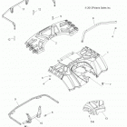 SPORTSMAN XP EPS 850/HO - A14ZN8EAB/C/M/P/S Body, rear cab and rear rack