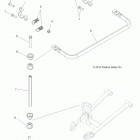 SCRAMBLER 850 XP HO/EPS - A14GH85AD/EAI Suspension, stabilizer bar
