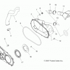 A13MB46FZ HAWKEYE 400 HO 2X4 Крышка картера