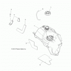 A13MB46FZ HAWKEYE 400 HO 2X4 Топливный бак