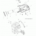 SPORTSMAN TOURING EPS 850/HO - A14DN8EAH/EAQ/EAR Engine, air intake