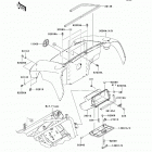 Mule 600 (KAF400-B9F) Передний ящик