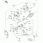 Mule 600 (KAF400-B9F) Стартер