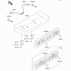 Mule 600 (KAF400-B9F) Сидение