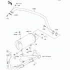 Mule 600 (KAF400-BBF) Глушитель