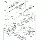 Mule 610 4x4 (KAF400-A9F) Drive shaft-front(jk1afea1 9b547192-)