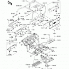 Mule 600 (KAF400-B9F) Защитные дуги  / рама кабины