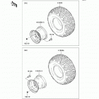 Mule 600 (KAF400-B9F) Колеса,покрышки