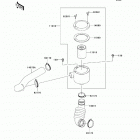 Mule 600 (KAF400-B9F) Air cleaner-belt converter