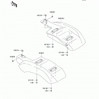 Mule 600 (KAF400-BBF) Заднее крыло