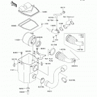 Mule 600 (KAF400-B9F) Воздухозаборник